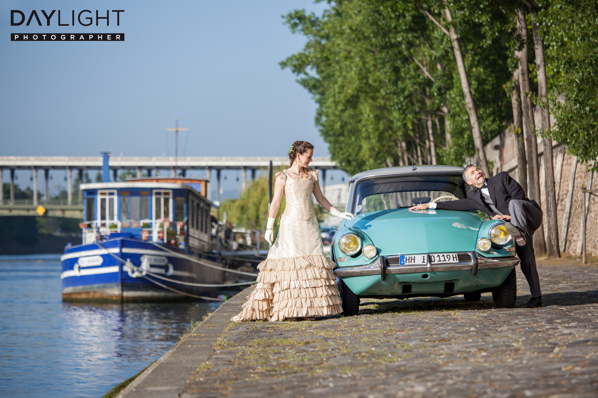 Citroën DS wedding photographer paris