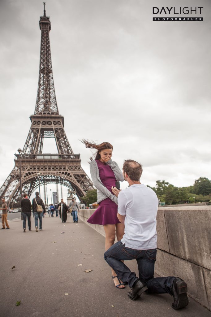 proposal photoshooting eiffeltower